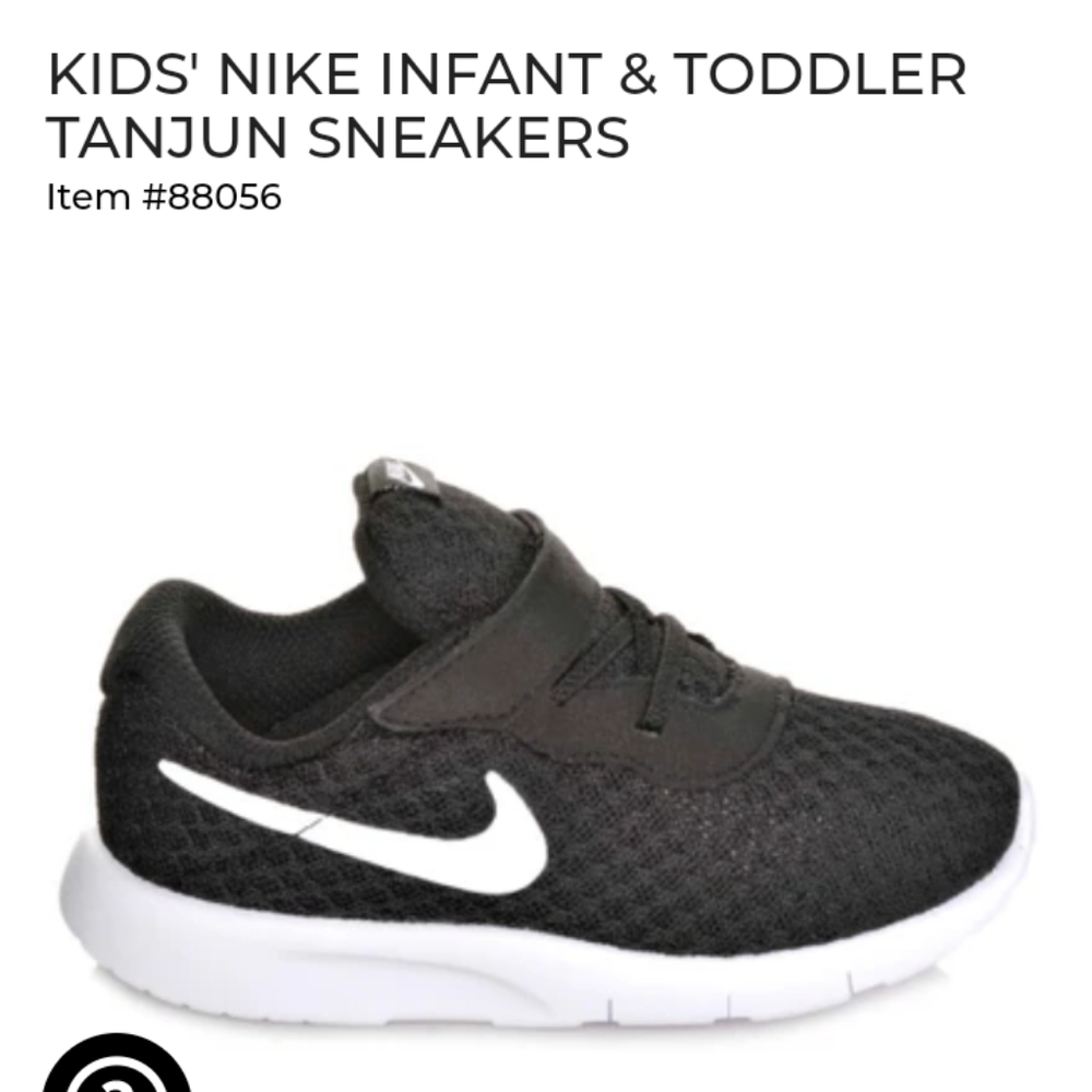 Size 7 toddler Nike shoes